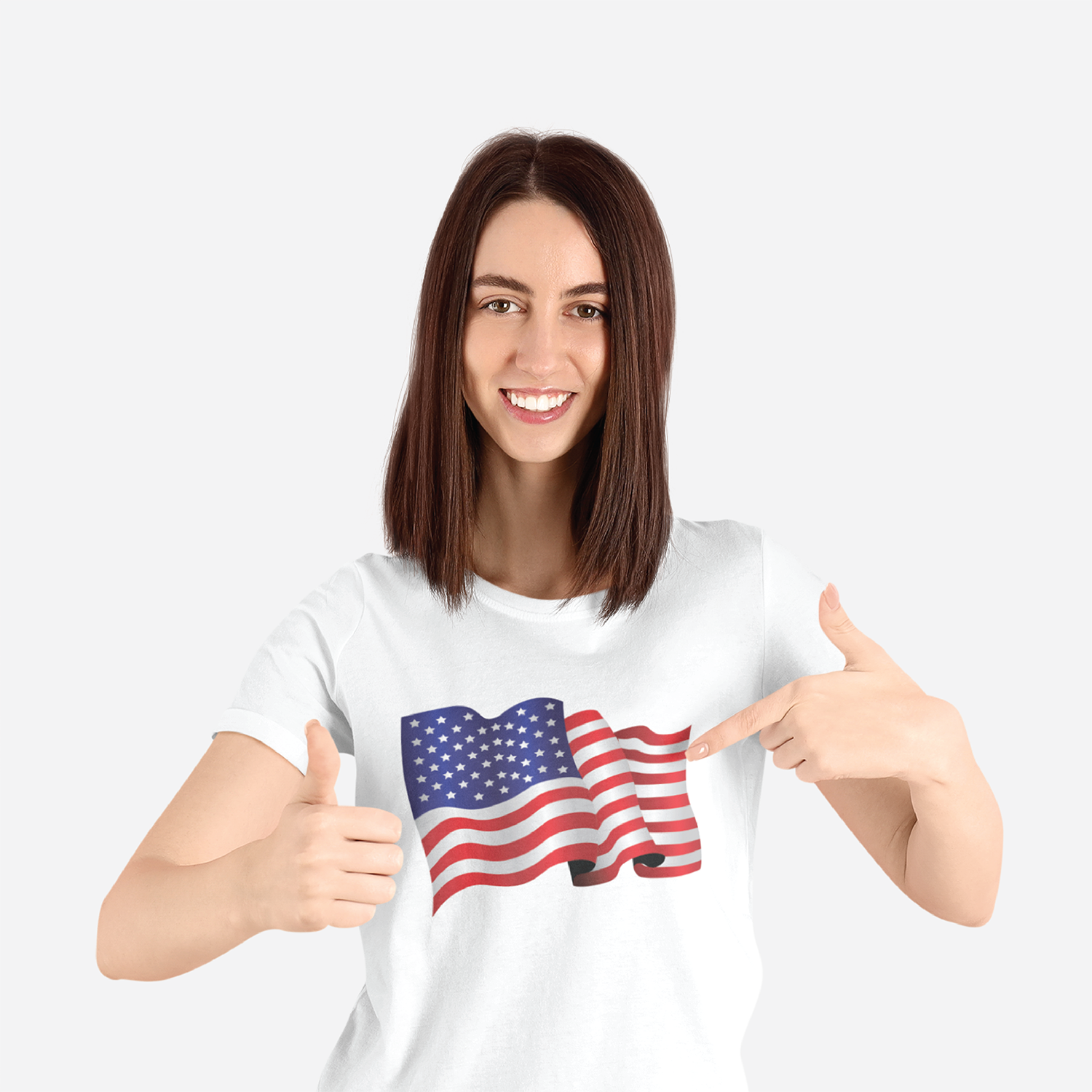 American Flag DTF Full Front Transfers (Pack of 25)