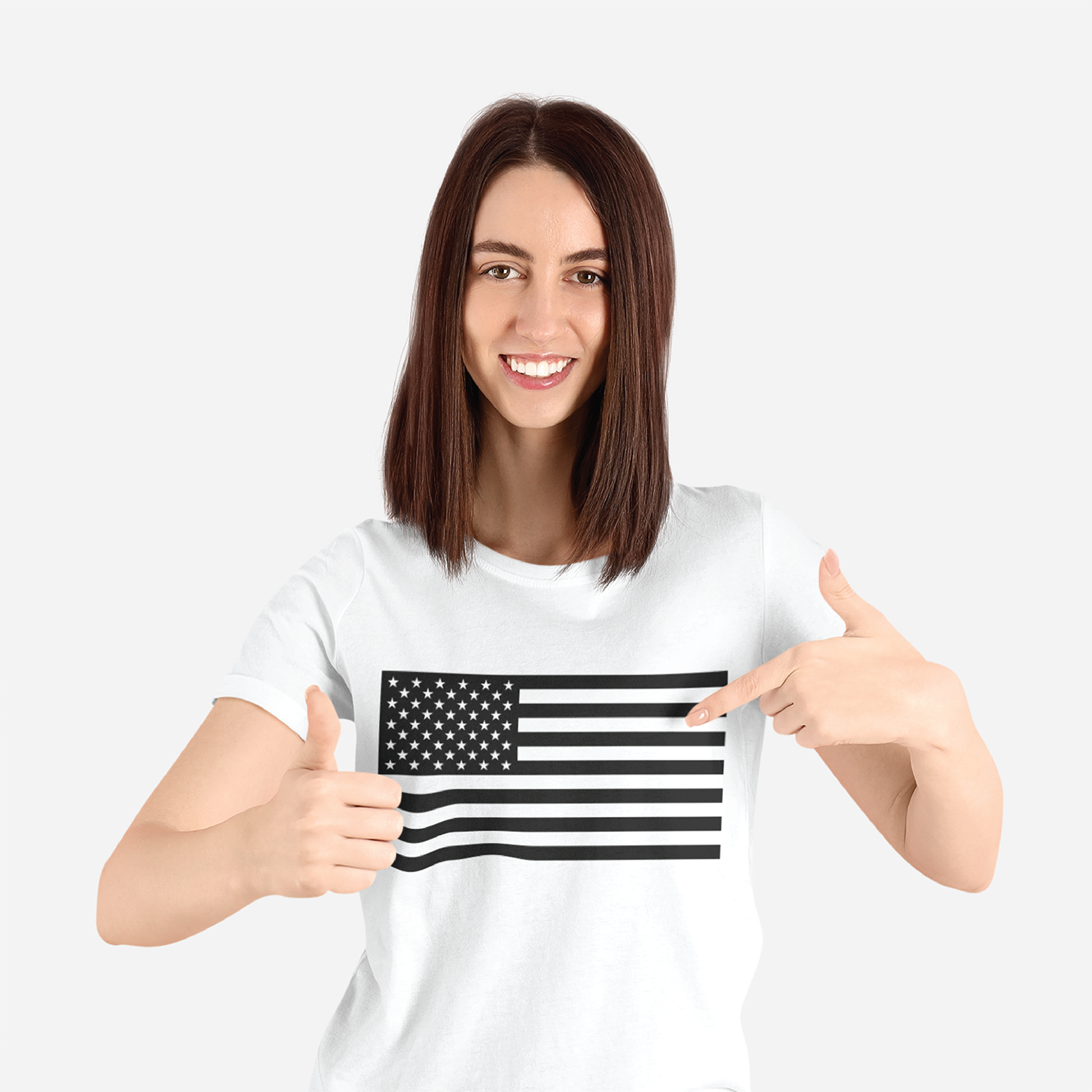 American Flag DTF Full Front Transfers (Pack of 25)