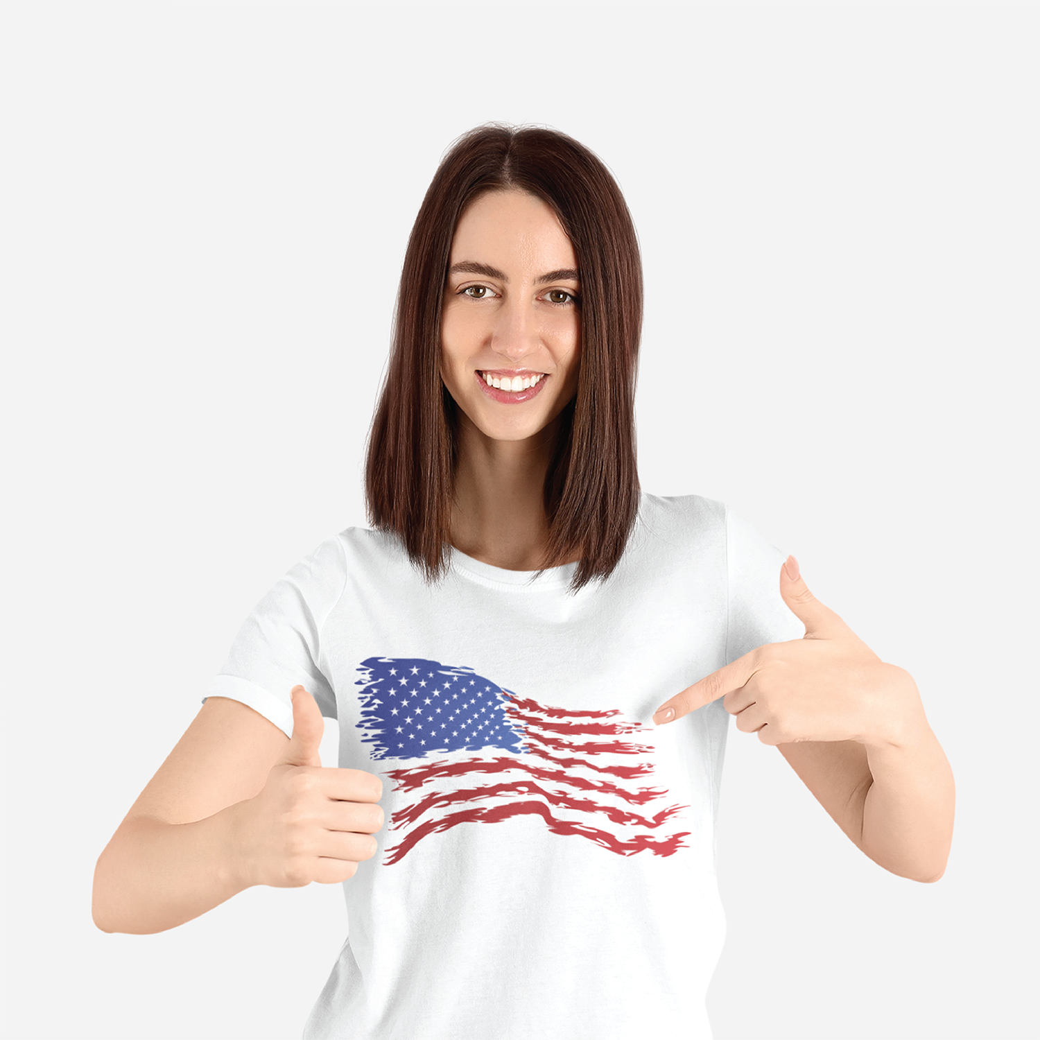 American Flag DTF Full Front Transfers (Pack of 25)