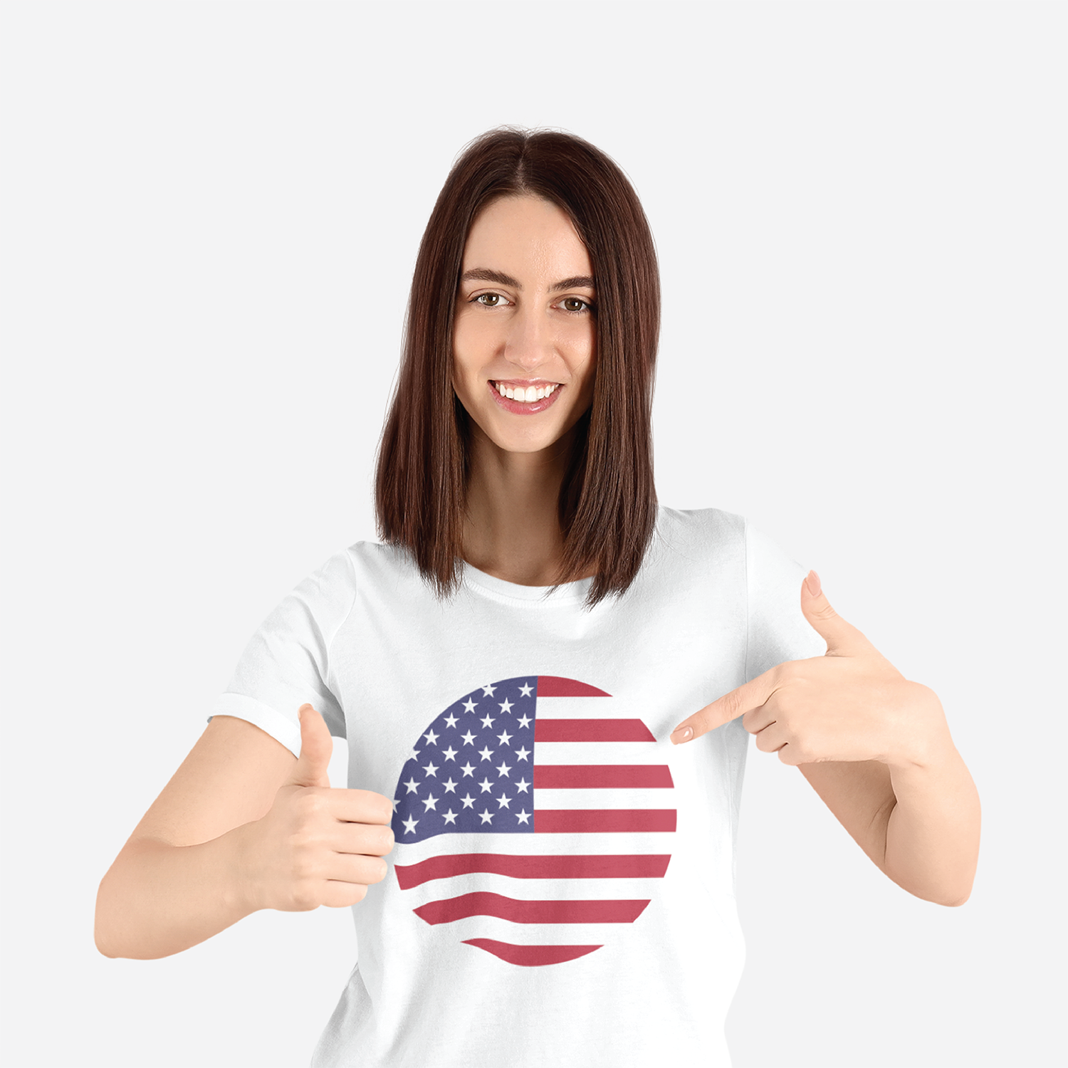 American Flag DTF Full Front Transfers (Pack of 25)