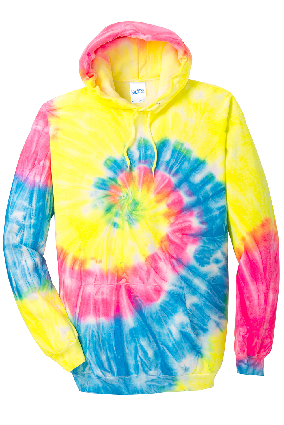 Port & Company® Tie-Dye Pullover Hooded Sweatshirt - PC146