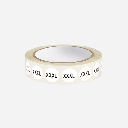 Size Label Roll