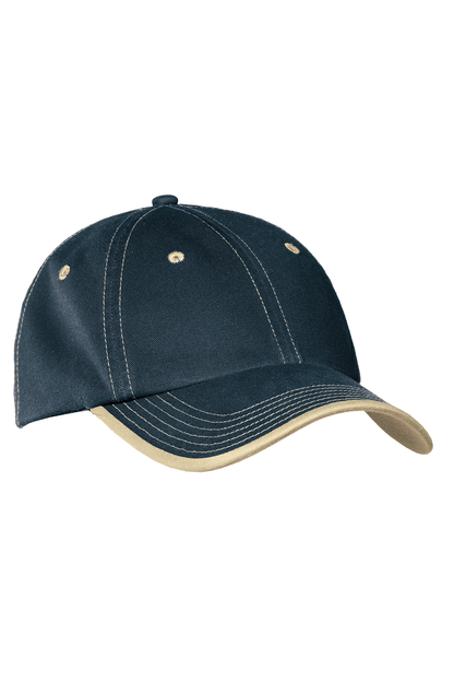 Port Authority® Vintage Washed Contrast Stitch Cap - C835