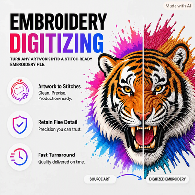 Embroidery Digitizing