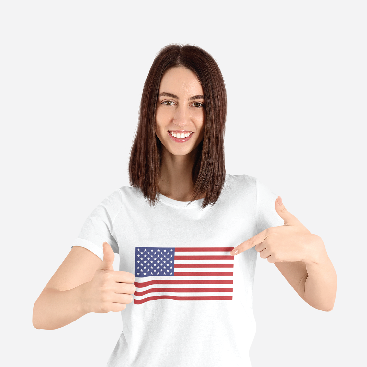 American Flag DTF Full Front Transfers (Pack of 25)