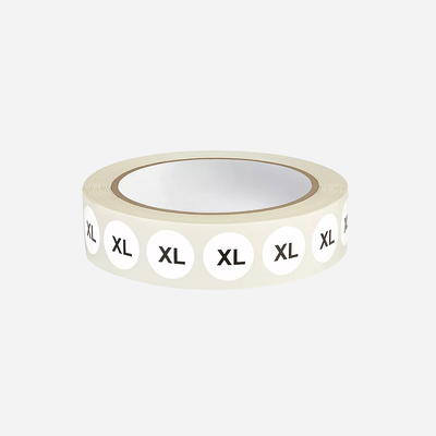 Size Label Roll