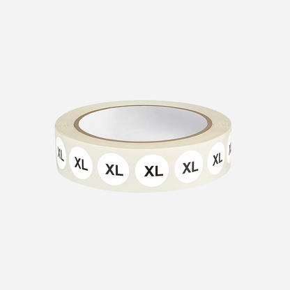 Size Label Roll