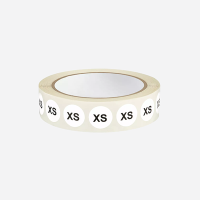Size Label Roll