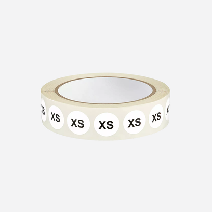 Size Label Roll